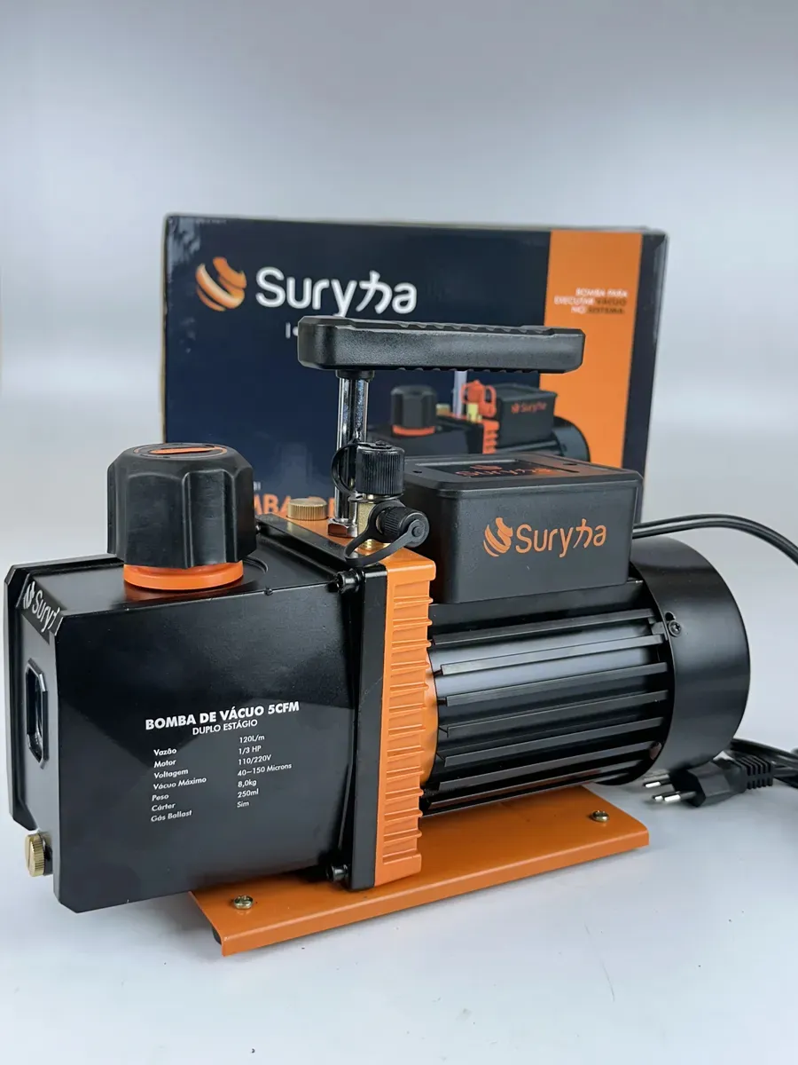 Bomba De Vácuo Suryha 5cfm 80155.031 + Óleo Suryha 450ml