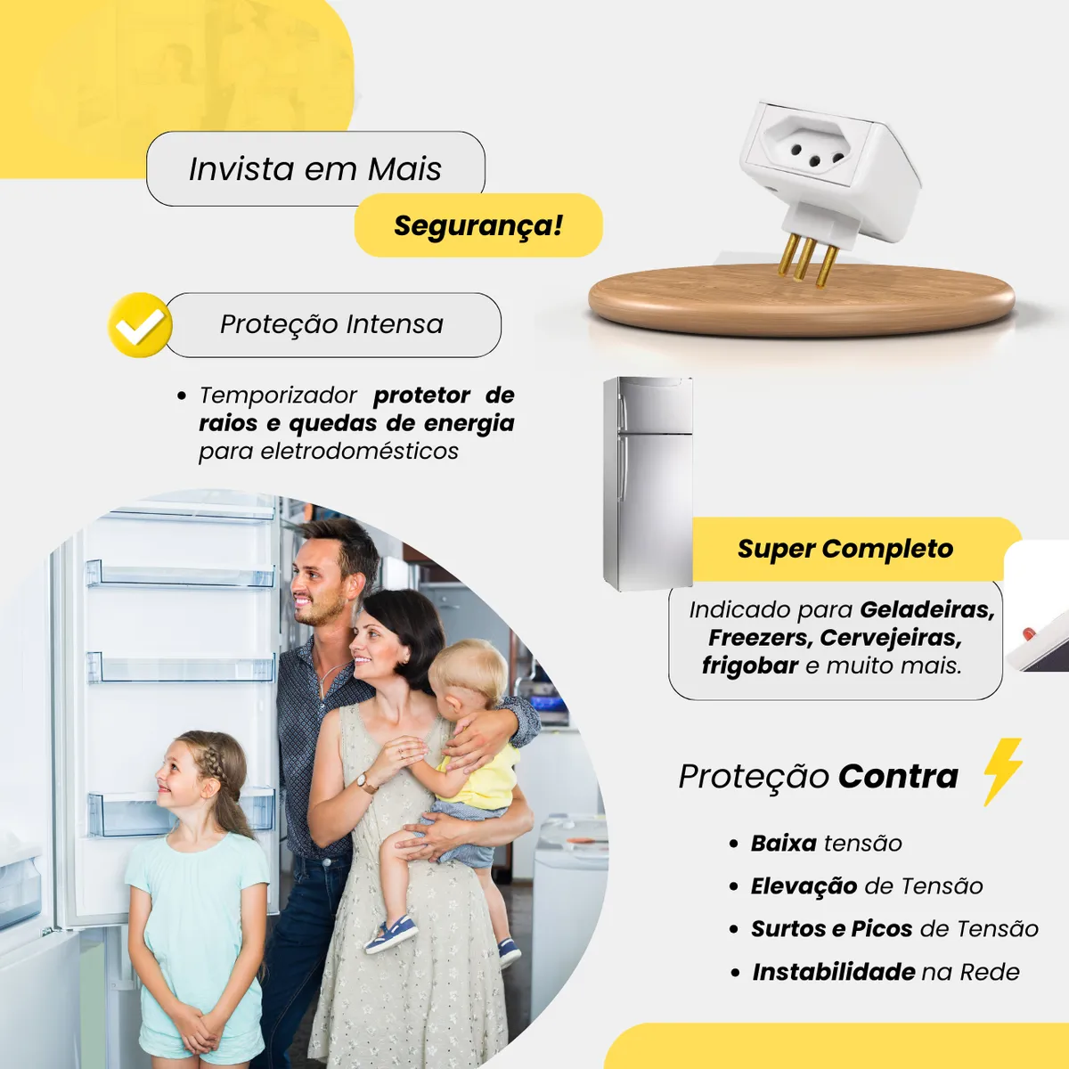 Prote Raio Geladeira E Freezer 127v - Imagem 2