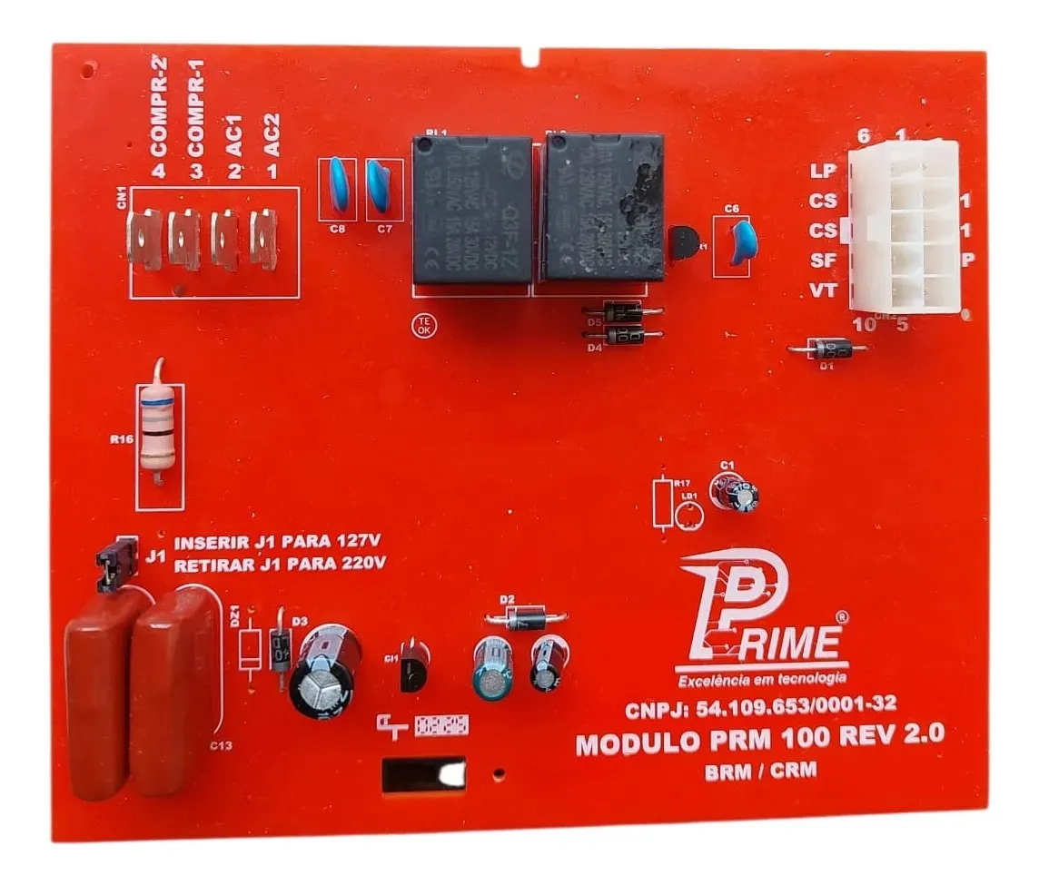 Modulo De Geladeira Brm35/36/41 Crm35/38/44 Bivolt Prm 100